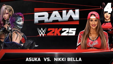 WWE 2K25 Raw September 8th 2025 - Match 4: Asuka is CRAZY!
