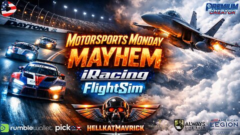 🏁🔥MOTORSPORTS MONDAY MAYHEM WITH A KICK: iRACNG ➡ FLIGHTSIM FUN TO END THE COLD NIGHT LIVE!✈ 🌙❄