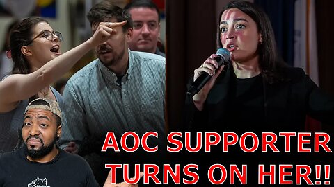 AOC HECKLED To Her Face 'YOU ARE A WAR CRIMINAL' As Supporter TURNS ON HER At NYC Town Hall!