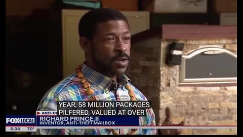 Black Man Wearing African Necklace Invents Big Disguised Box So Other Negroes Won't Steal