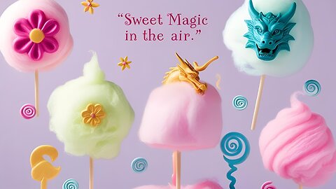 Pro Cotton Candy Art! 🍬 So Satisfying! #ViralScene