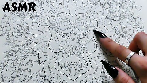 ASMR Imaginary Coloring (no talking, scratching, tracing, brushing)