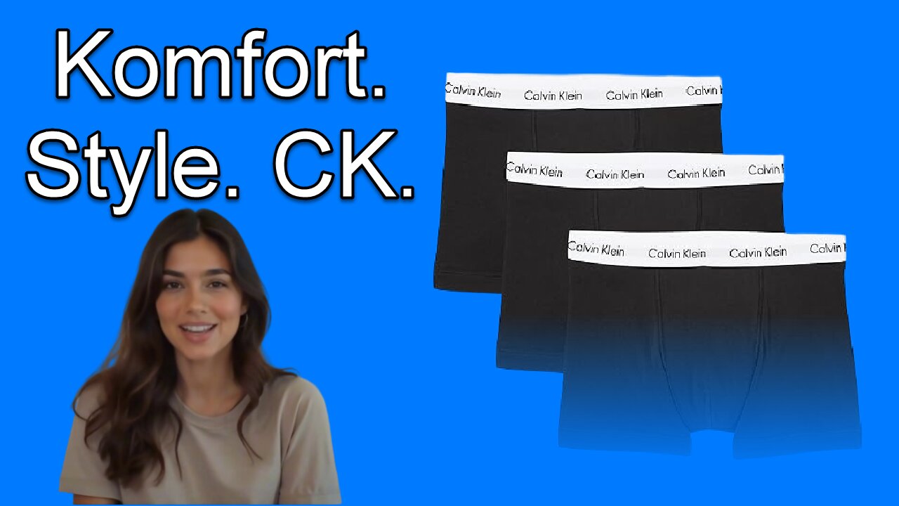 🔥 Calvin Klein Herren Trunks im 3er Pack – Komfort trifft Style!