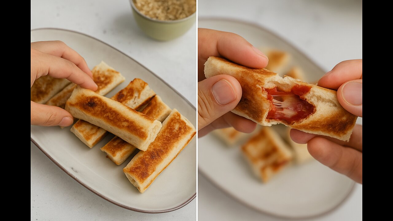 Pizza Rolls in under 5 minutes😍🍕
