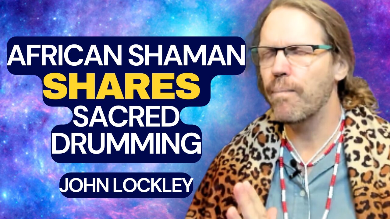 AFRICAN Medicine Man - Shares SACRED DRUMMING and CHANTING