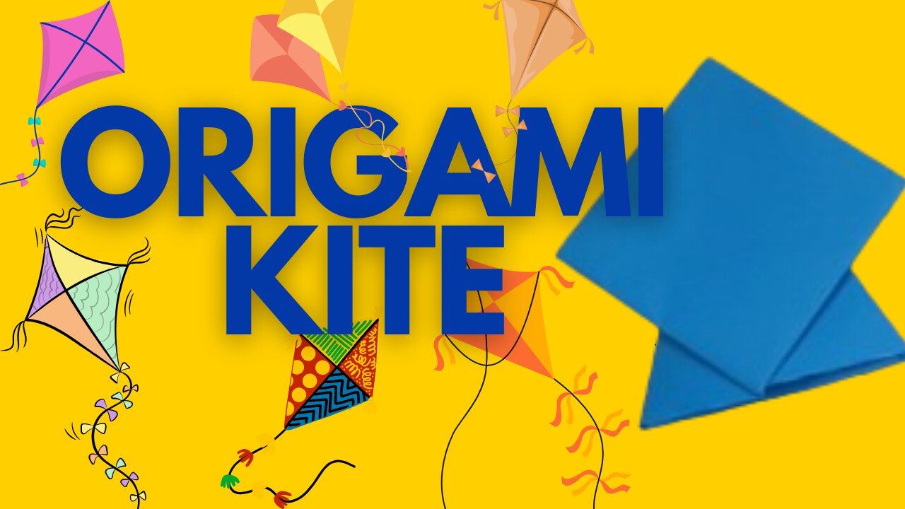 How to Make an Origami Kite | Easy Paper Kite Folding Tutorial