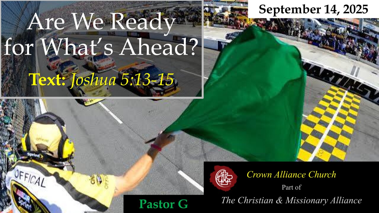 📖 Are We Ready for What’s Ahead? | Joshua 5:13–15 | Pastor Greg Wolters | LIVE