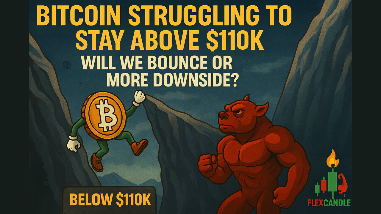 BITCOIN Struggling To Stay Above $110K! ⚡ Is More Downside Coming? | EP.135