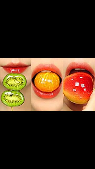 Candied fruit mukbang