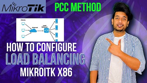 how to configure load balancing in MikroTik router (PCC Method)