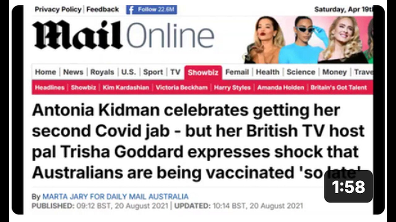 "The Late Vaccination of Australians: Trisha Goddard's Vaccinated Yet Cancer-Stricken Journey"