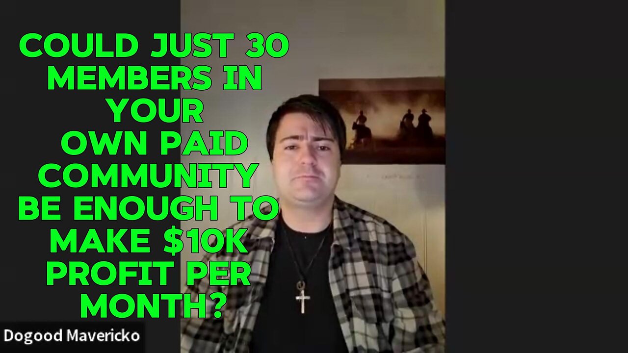 Maybe Around 30 Members In A Paid Community Is All You Need To Profit 5 Figures Per Month? |EP #105