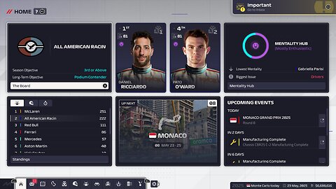 F1 Manager 24 My Dream Team | Monaco