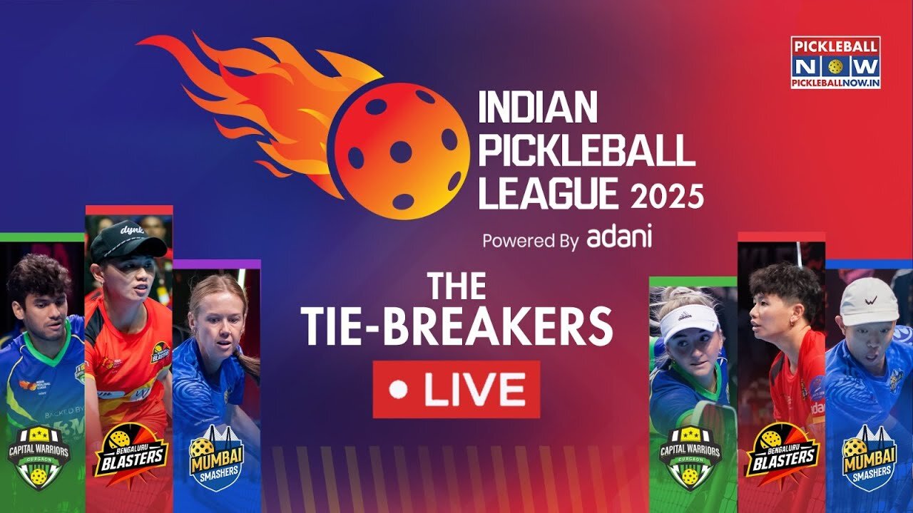 Live: IPBL 2025 Day 6 | Tie-Breaker Drama & Thrilling Qualifiers Take Over Indian Pickleball League