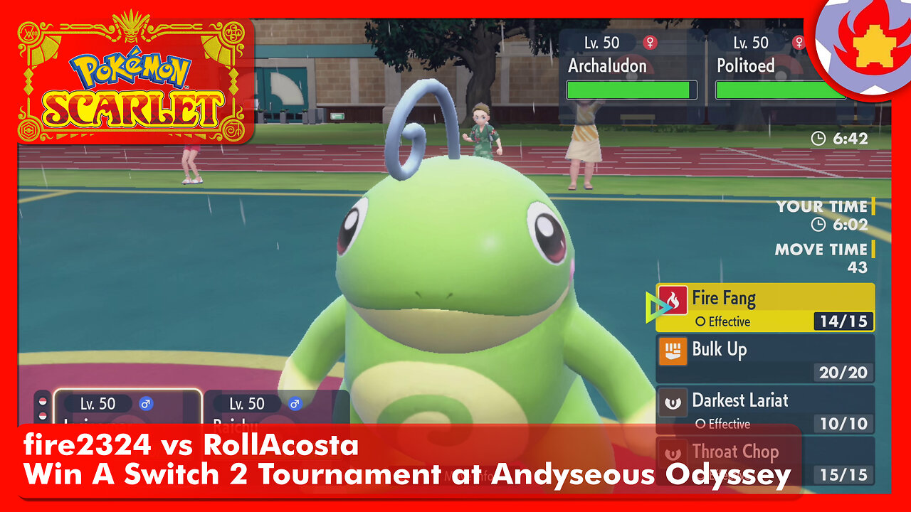 fire2324 vs RollAcosta - Win A Switch 2 Tournament a @AndyseousOdyssey | Pokemon VGC