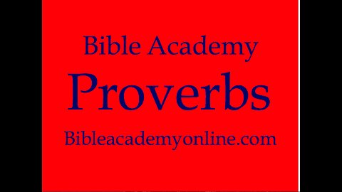 Proverbs 30:24-33 Lesson 89