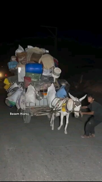 An updated estimate in Israel: about 200,000 have so far evacuated from Gaza City to the south💯🇮🇱