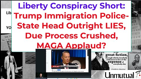 Liberty Conspiracy Fact File: Trump ICE Head Repeatedly Lies