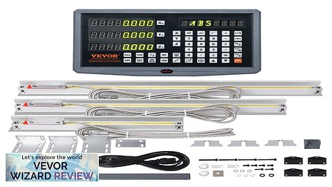 VEVOR Digital Readout 10'' & 20'' & 24'' Linear Scale 3 Axis Review