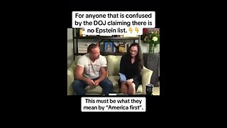 DOJ we take care of Isreal first | There is no Epstein list.