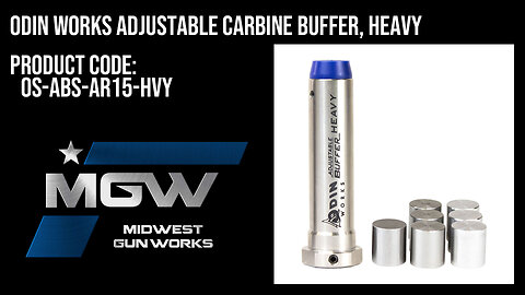 Odin Works Adjustable Carbine Buffer, Heavy - OS-ABS-AR15-HVY