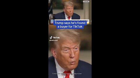 President Trump has a buyer for TikTok… Some very wealthy people… He’ll tell us in about two weeks!