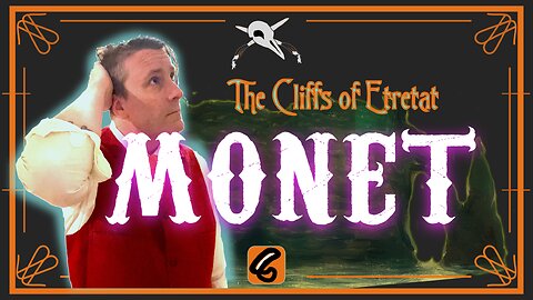 Off the CLIFF with Claude Monet | The Cliffs of Etretat