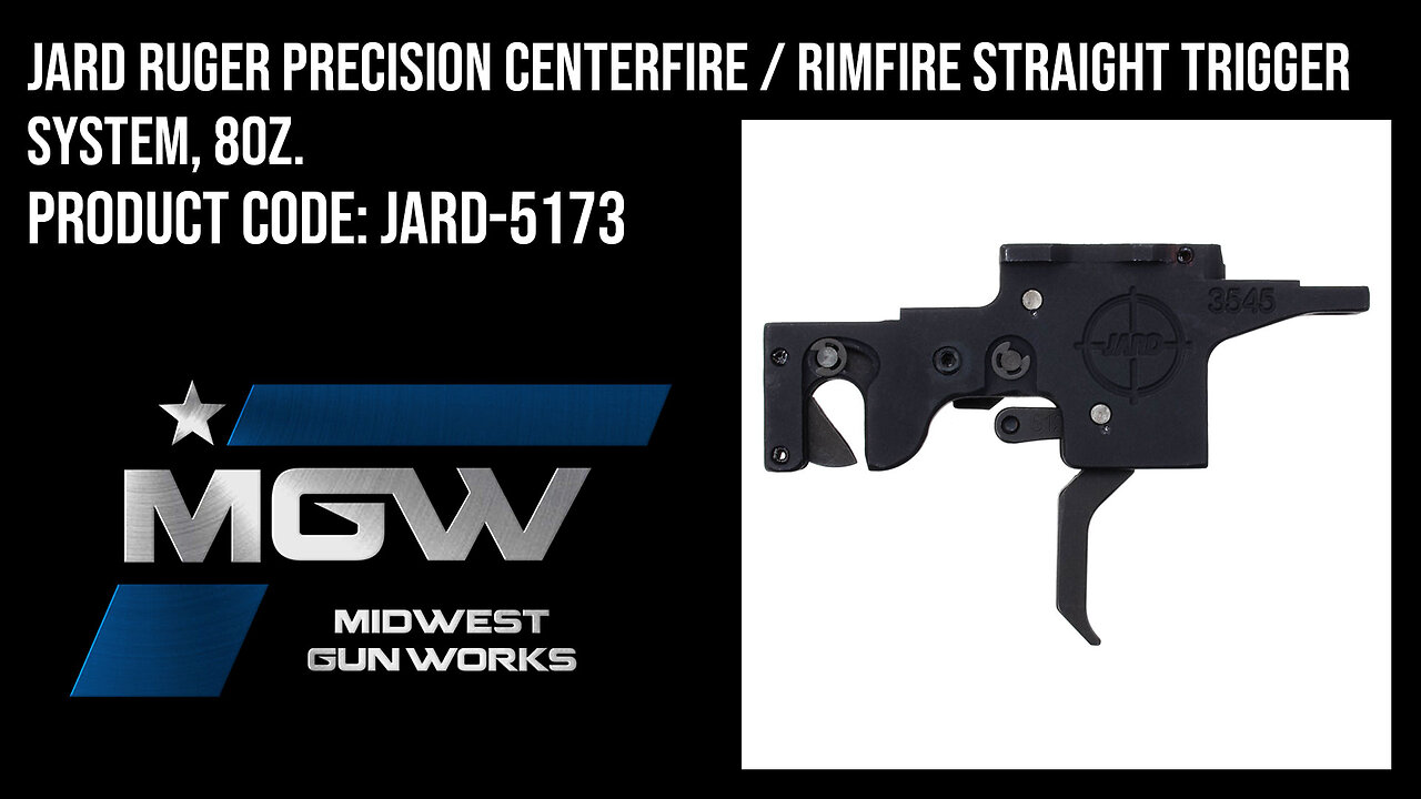 JARD Ruger Precision Centerfire / Rimfire Straight Trigger System, 8oz. - JARD-5173