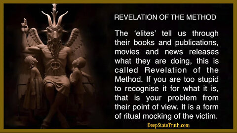 👁️‍🗨️ 'Revelation of the Method' 🗣 The Deep State Must Tell Us What They Are Doing 🗨 Our Silence is Consent
