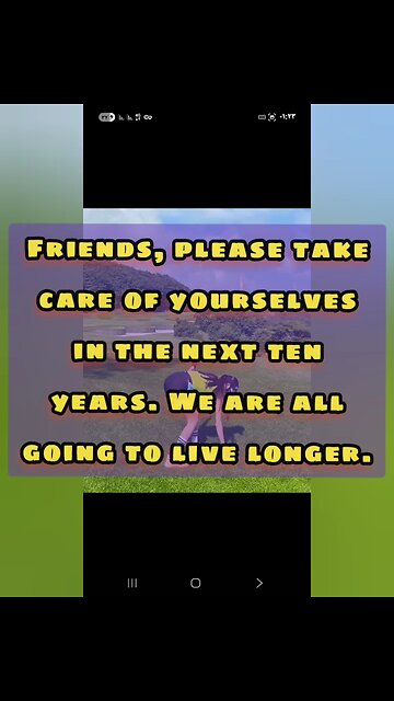 We are all going to live longer.