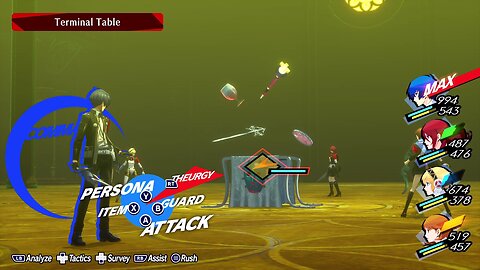 Persona 3 Reload - Terminal Table