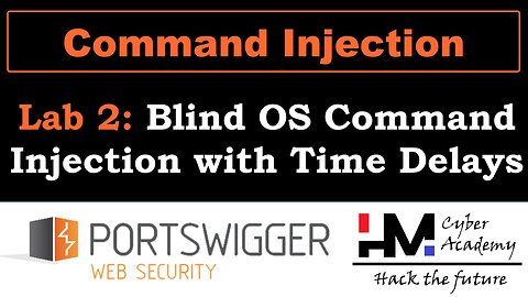 Command Injection 2 | Blind OS Command Injection with Time Delays