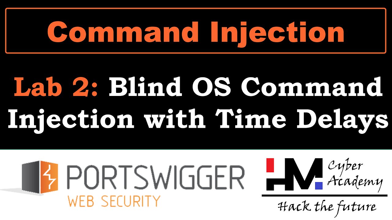 Command Injection 2 | Blind OS Command Injection with Time Delays