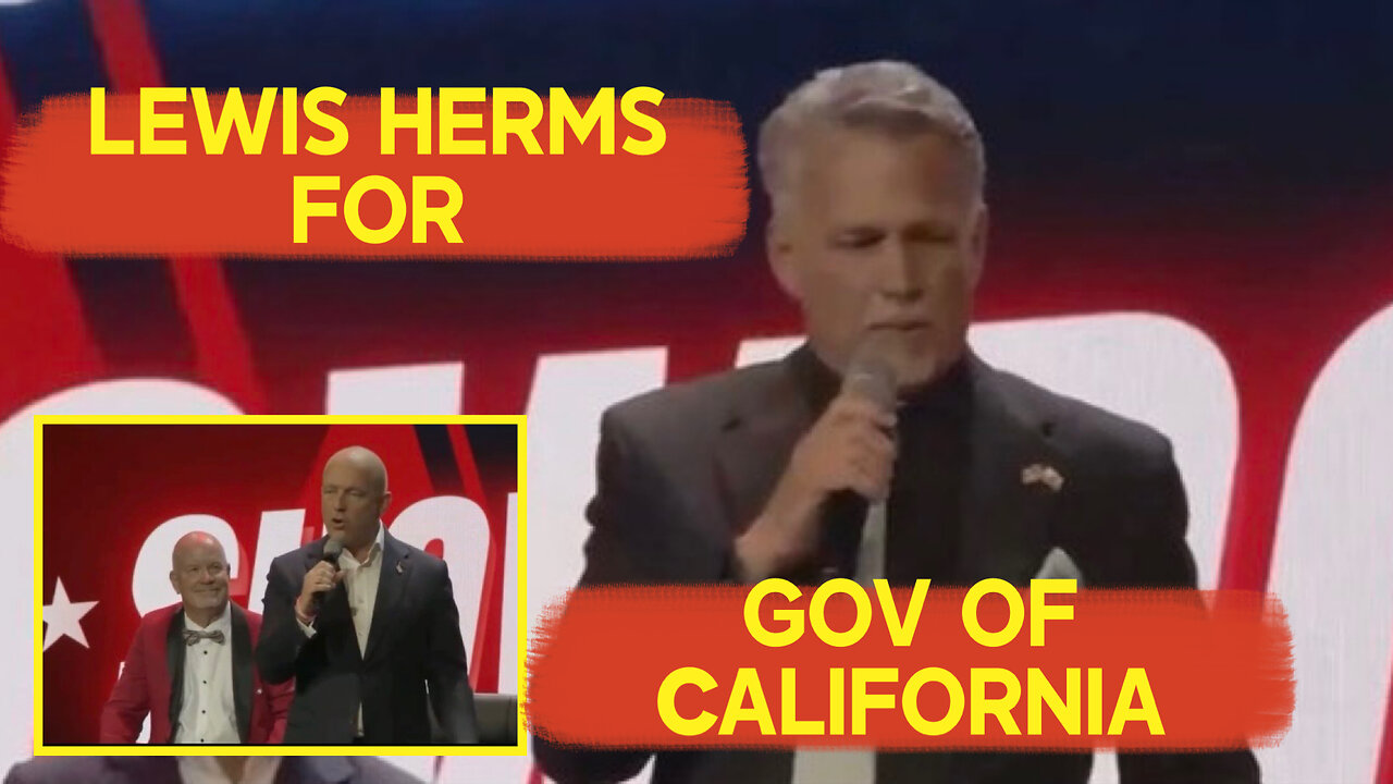 AGENT X11: PRESENTS LEWIS HERMS FOR GOV OF CALIFORNIA