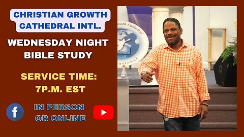 C.G.C. Wednesday Night Bible Study (October 22nd 2025)