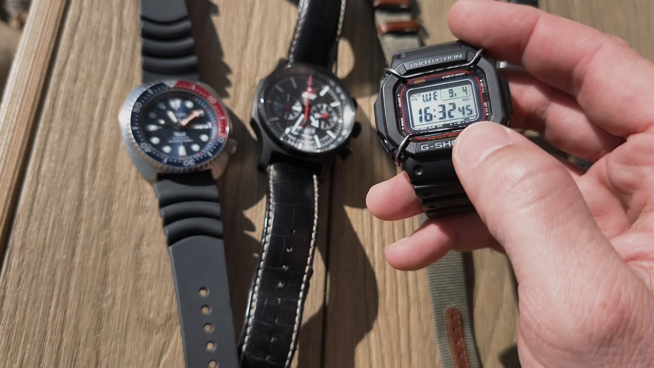 The ultimate flying watch... Is a G-Shock!