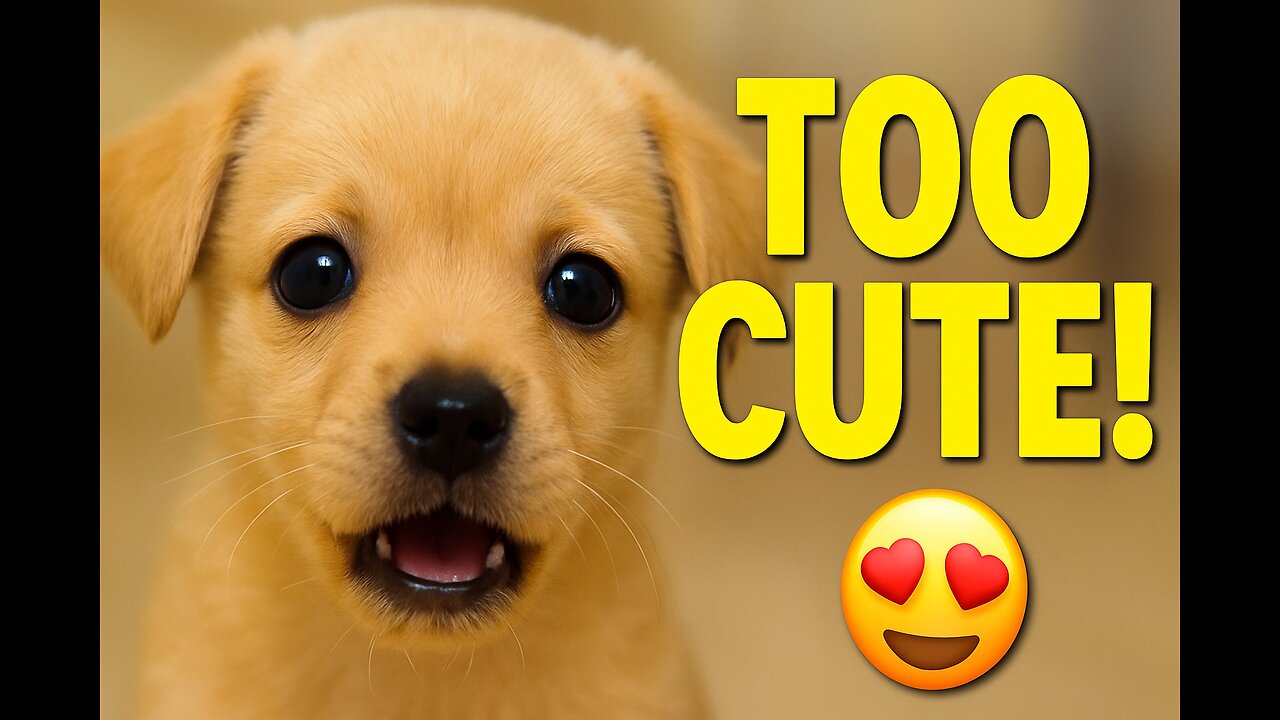 This Puppy Can’t Bark 😂
