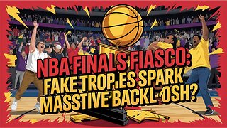 NBA Finals Fiasco: Fake Trophies Spark MASSIVE Backlash?