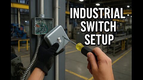DIY - Industrial Switch Install Anyone Can Do!