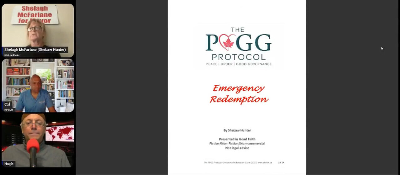 How to stop the fraudulent Global Agenda: Shelagh McFarlane Educates Cal Washington & Hugh