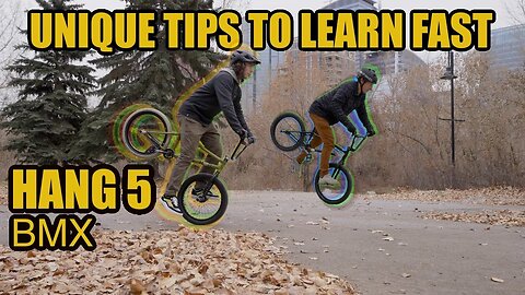 In this video ‘’HOW TO : Hang 5 on a BMX (Tutorial)’”