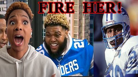 NFL fans FUME! Demand ESPN FIRE Monica McNutt after MASSIVE Barry Sanders F**K UP on First Take!