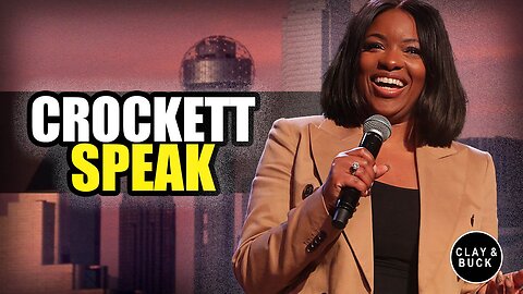 Jasmine Crockett’s Ghetto Cosplay Sparks Outrage & Debate | Clay and Buck
