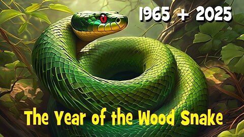 1965 - The Year of the Wood Snake (2025 Too!)