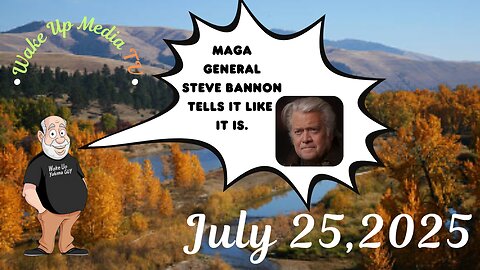 MAGA General Steve Bannon interview. Well worth a watch.