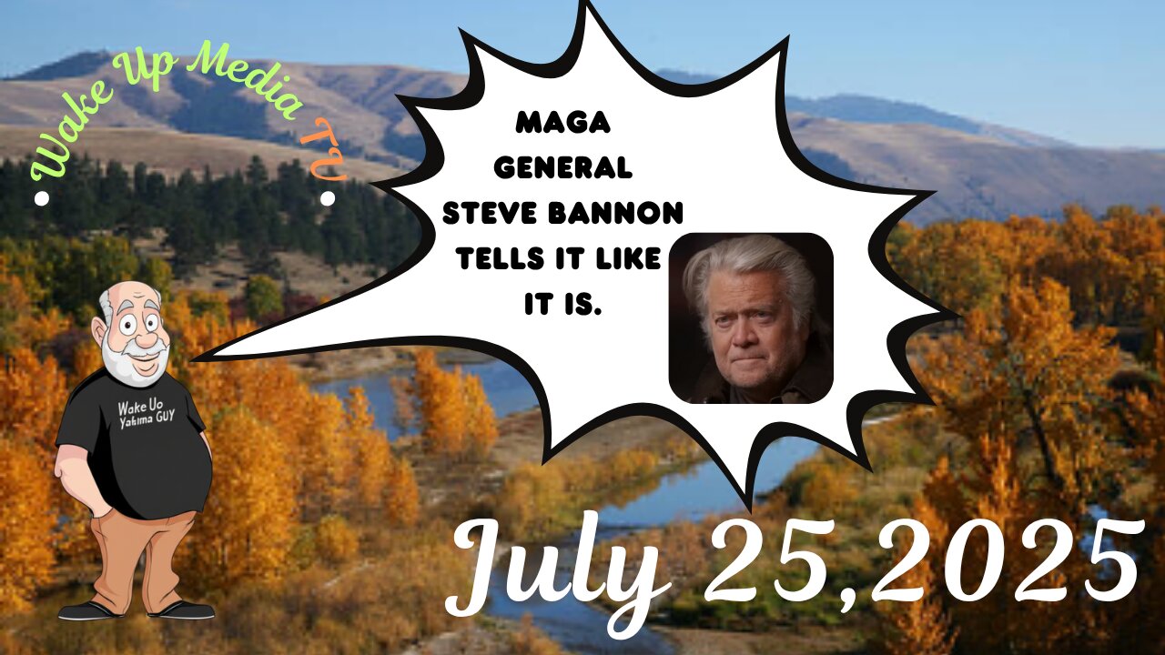 MAGA General Steve Bannon interview. Well worth a watch.