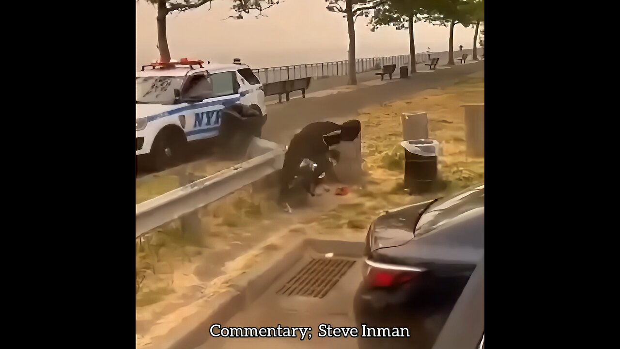 He tried to get away from the cops. He failed.