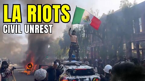 LA RIOTS Over ILLEGAL IMMIGRANTS DEPORTATION