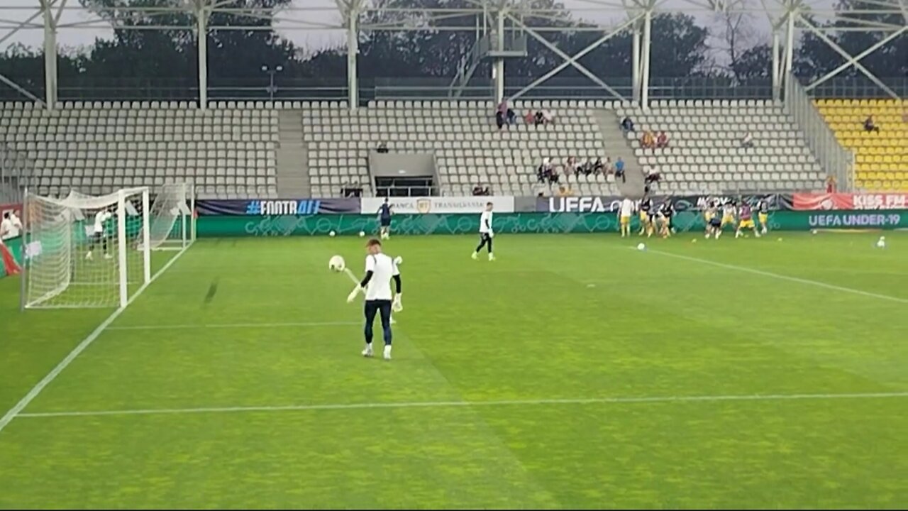 Romanian Goalkeepers Rafael Munteanu and Mate Simon. Romania vs Montenegro. EURO U19 🏆 13.06.2025 ⚽