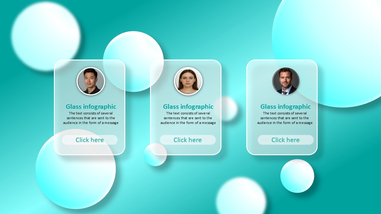 Infographic introducing personnel with PowerPoint 🔥